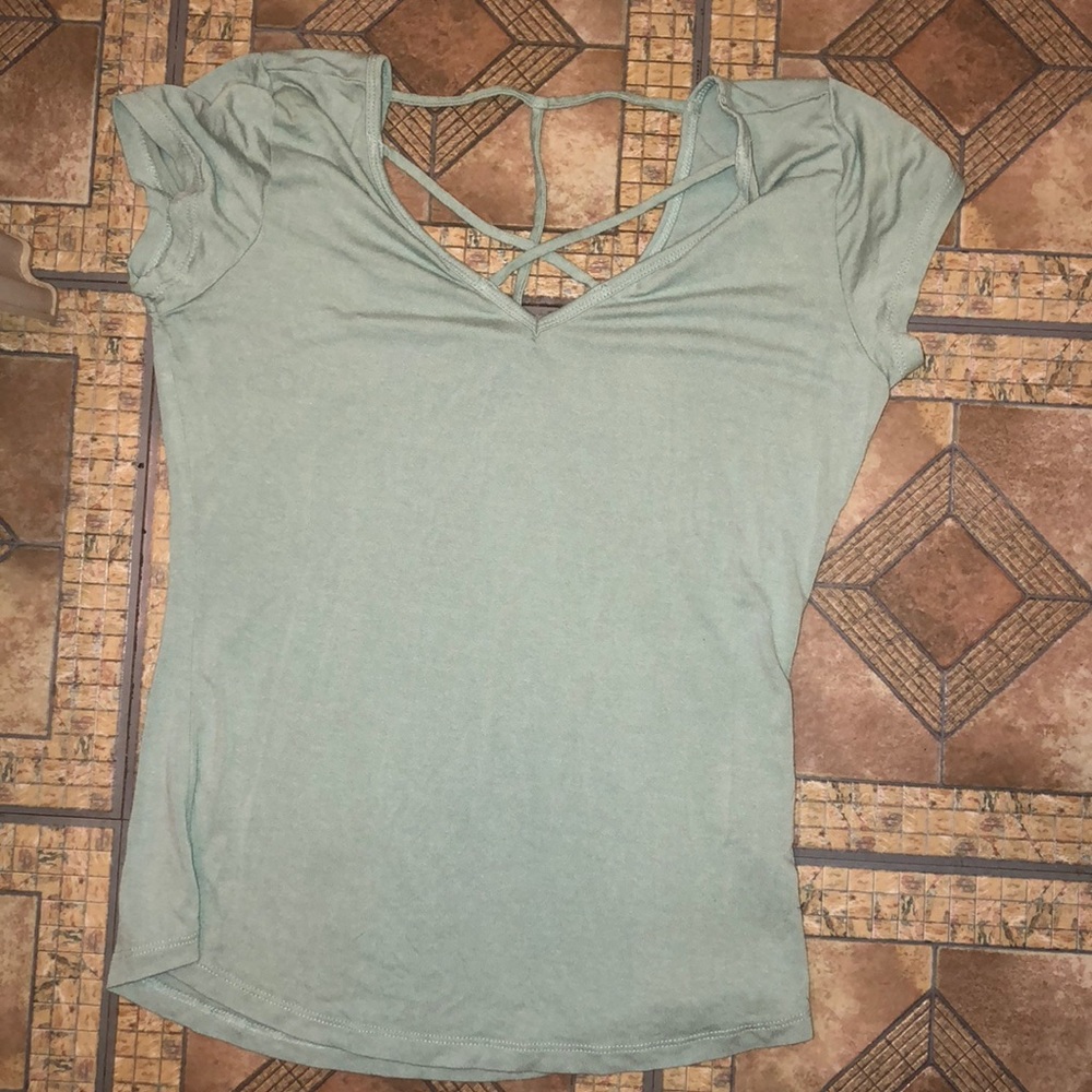 Green shirt